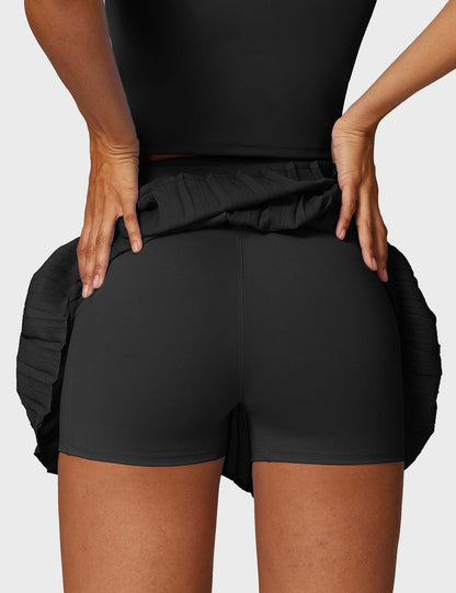 Gymfit Crop Top Tennis Skirt Sets - Gymfit