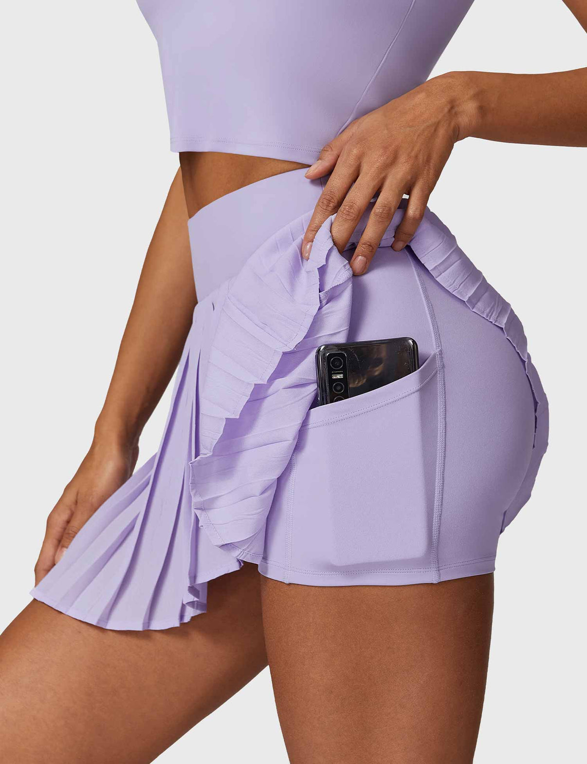 Gymfit Crop Top Tennis Skirt Sets - Gymfit