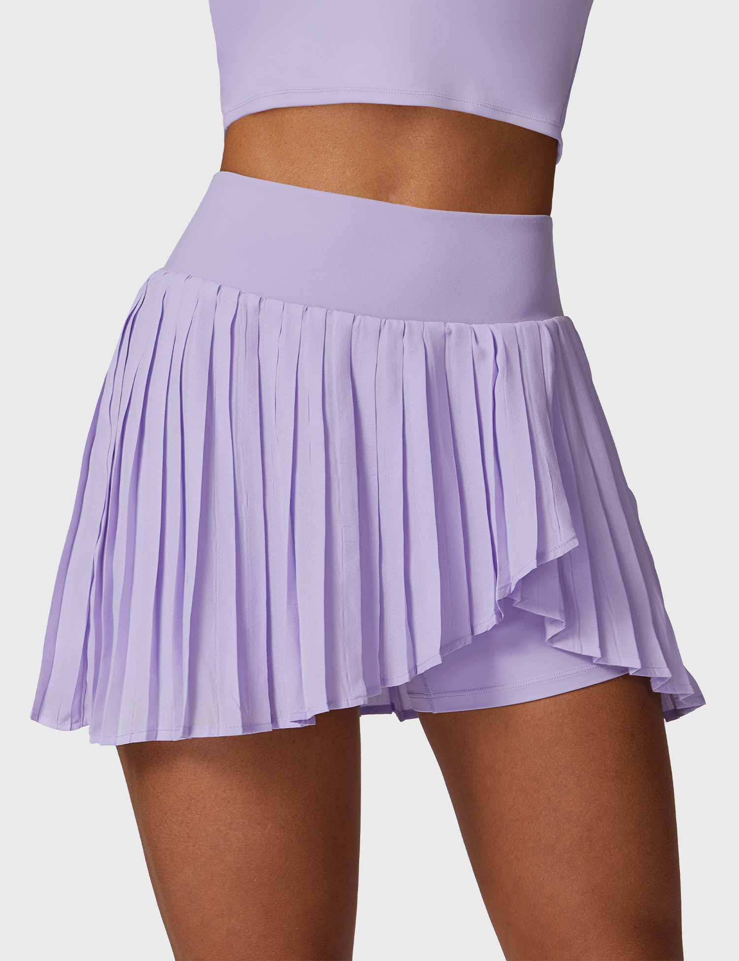 Gymfit Crop Top Tennis Skirt Sets - Gymfit