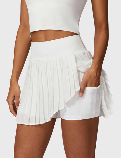 Gymfit Crop Top Tennis Skirt Sets - Gymfit