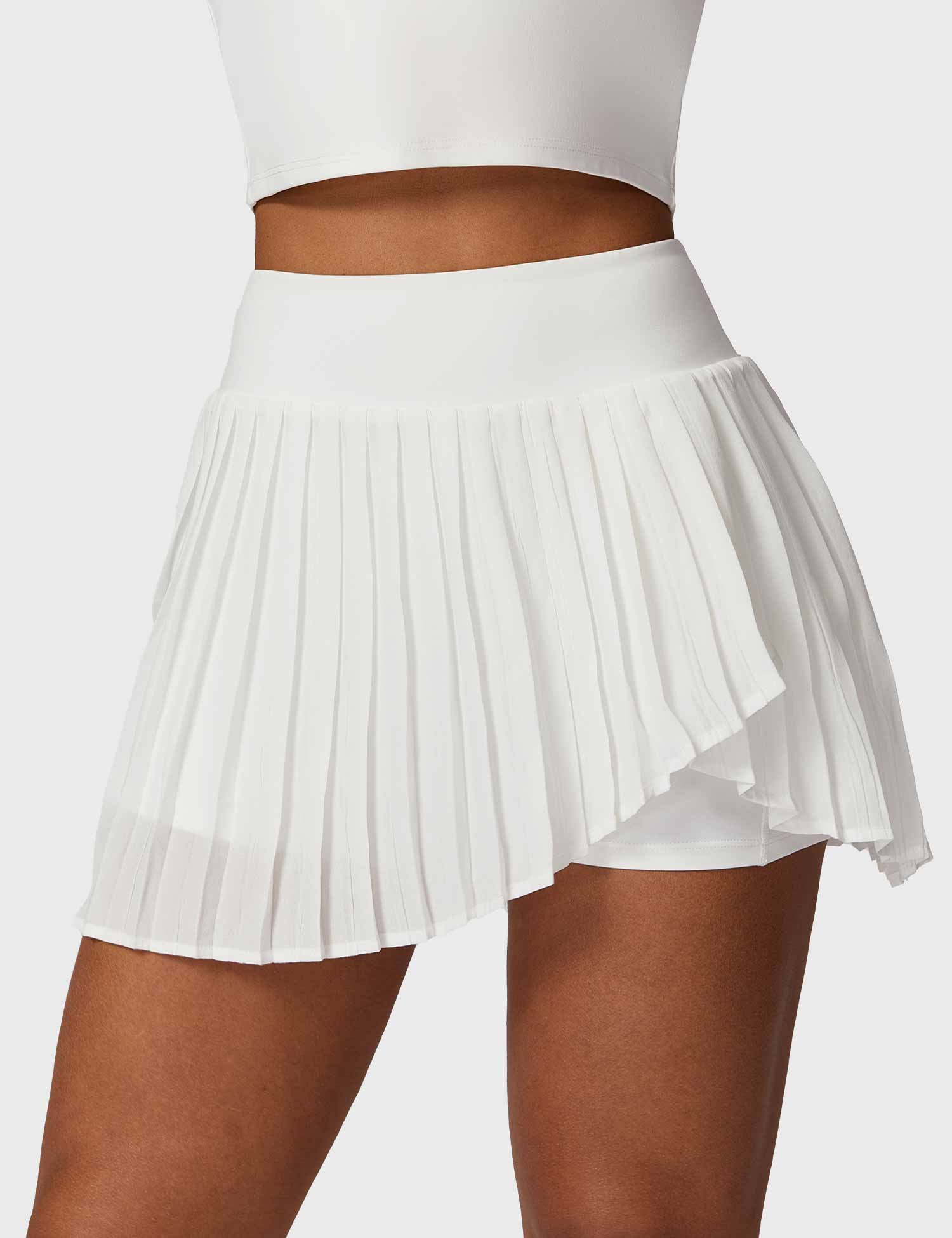 Gymfit Crop Top Tennis Skirt Sets - Gymfit