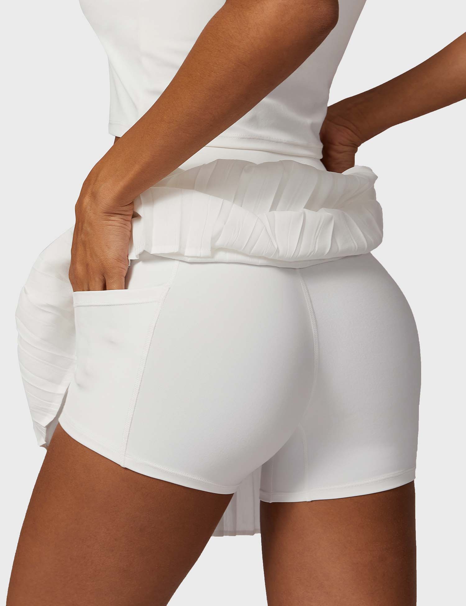 Gymfit Crop Top Tennis Skirt Sets - Gymfit