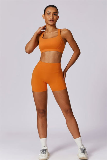 Gymfit Ellise Sport Top & Shorts Set - Gymfit