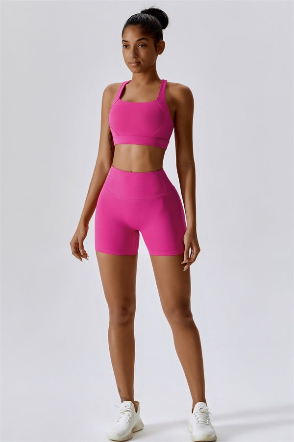 Gymfit Ellise Sport Top & Shorts Set - Gymfit
