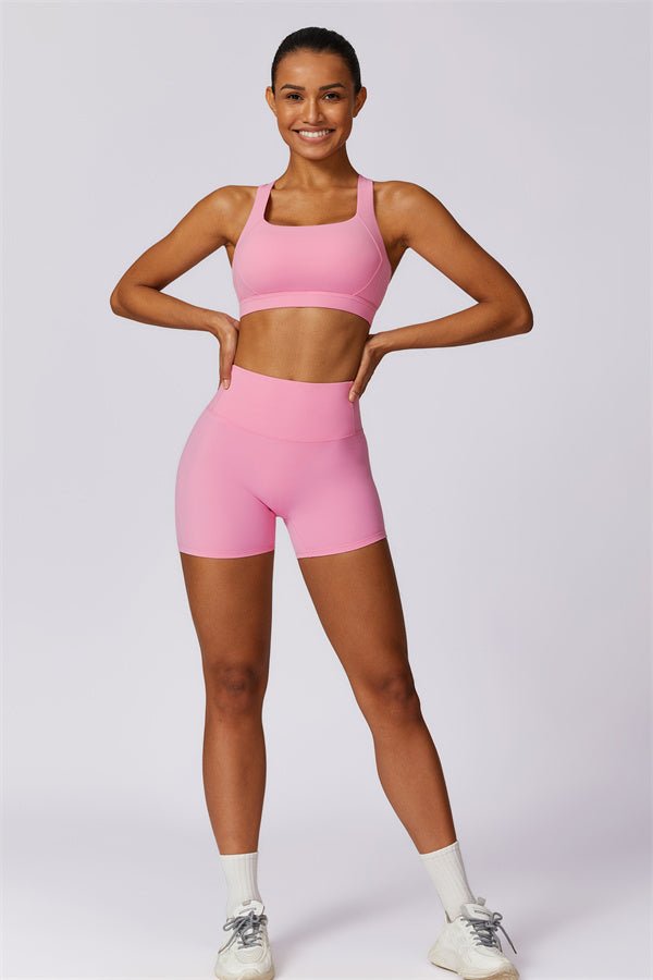 Gymfit Ellise Sport Top & Shorts Set - Gymfit