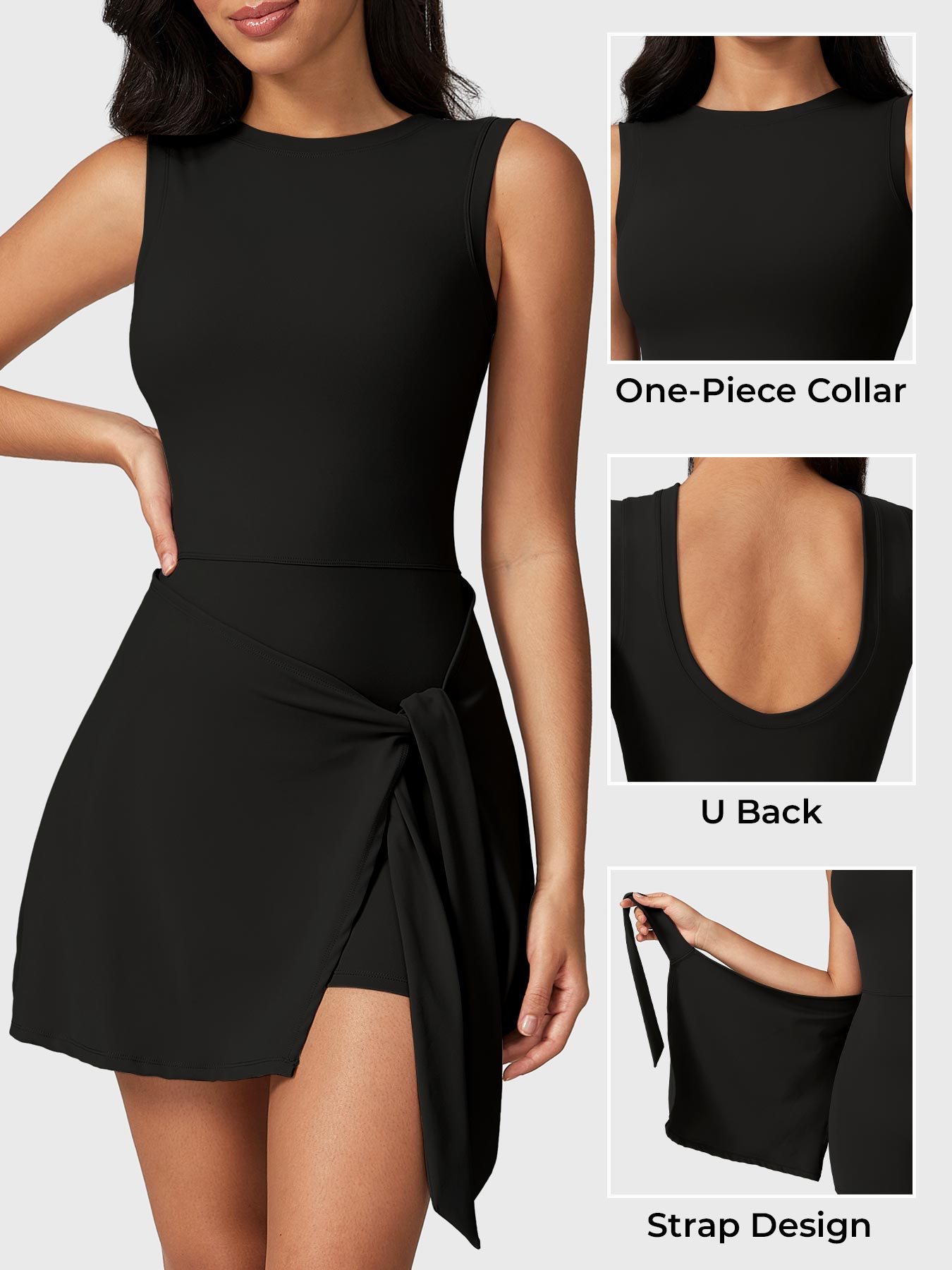 Gymfit Elora Sleeveless Tennis Dress - Gymfit