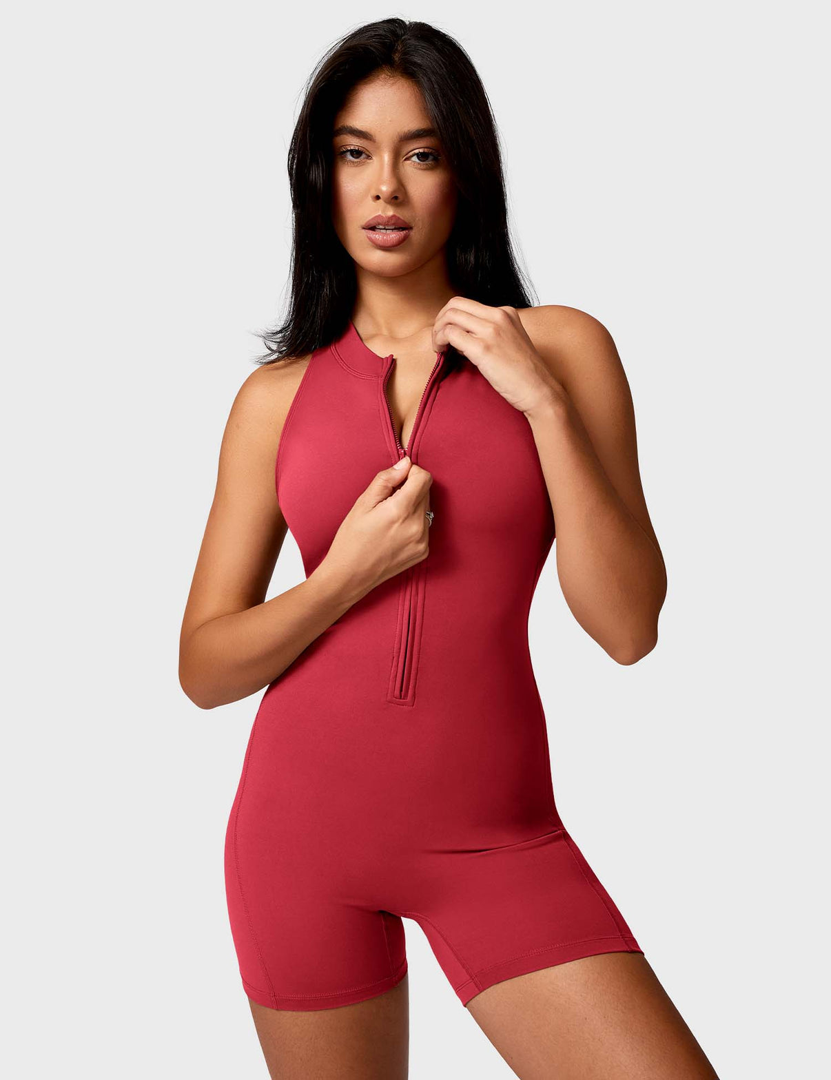 Gymfit Emma Backless Zipper Jumpsuit - Gymfit