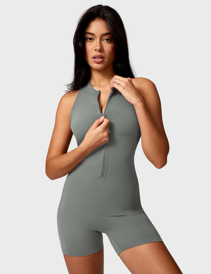 Gymfit Emma Backless Zipper Jumpsuit - Gymfit