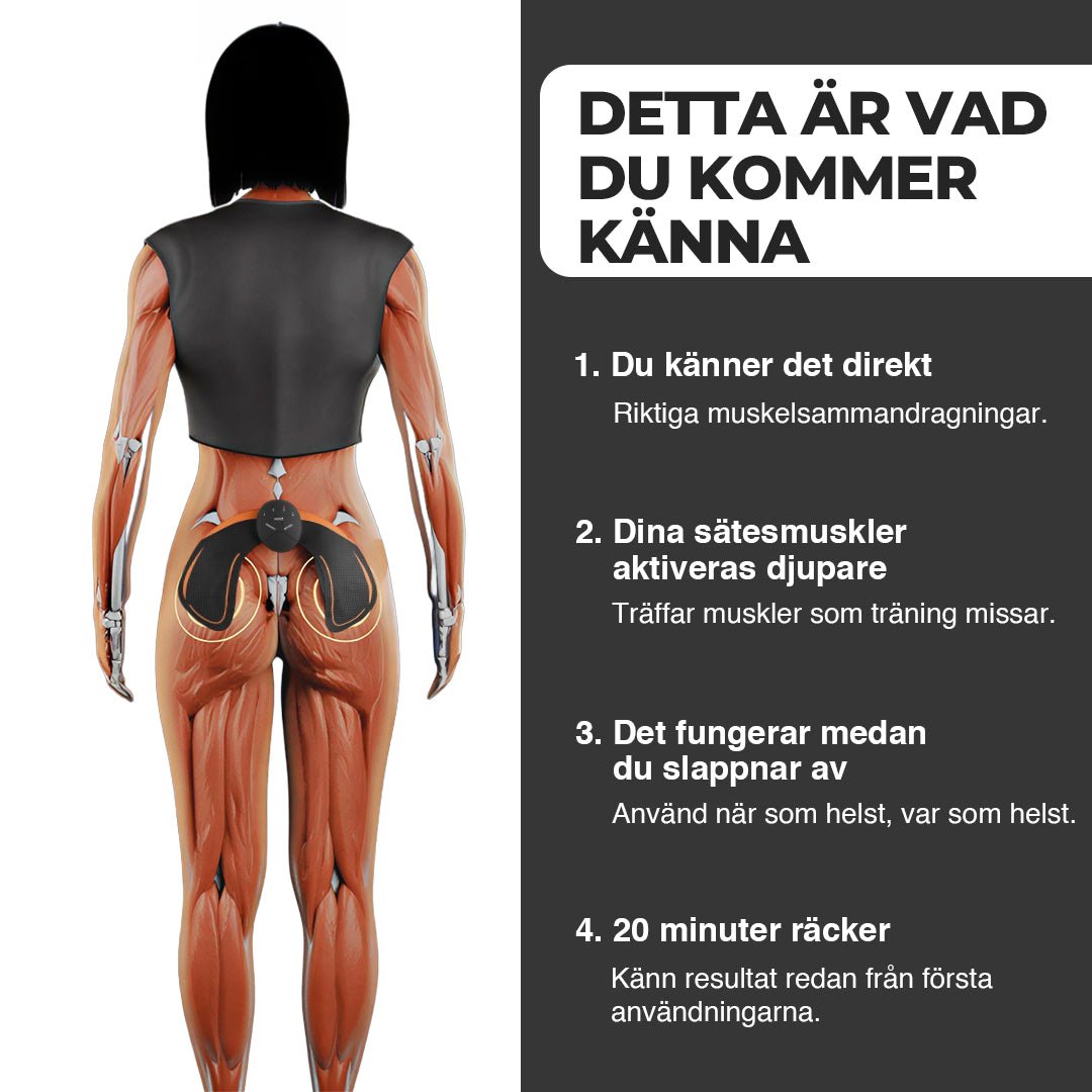 Gymfit EMS Booty Trainer 2.0 - Gymfit
