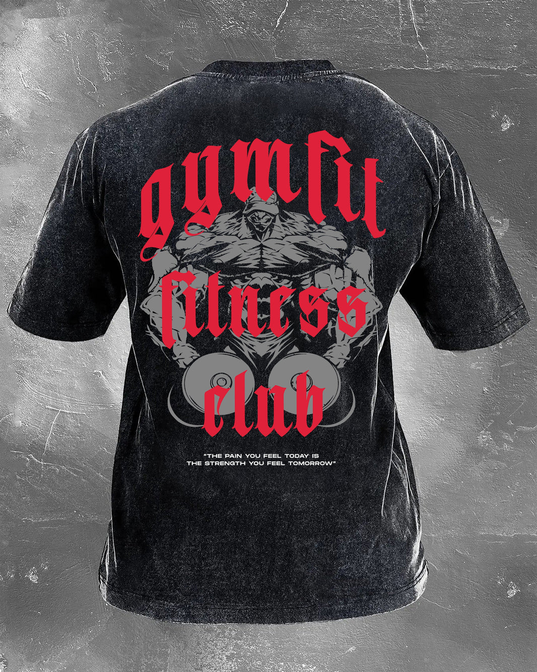 GYMFIT FITNESS CLUB WASHED T - SHIRT - Gymfit