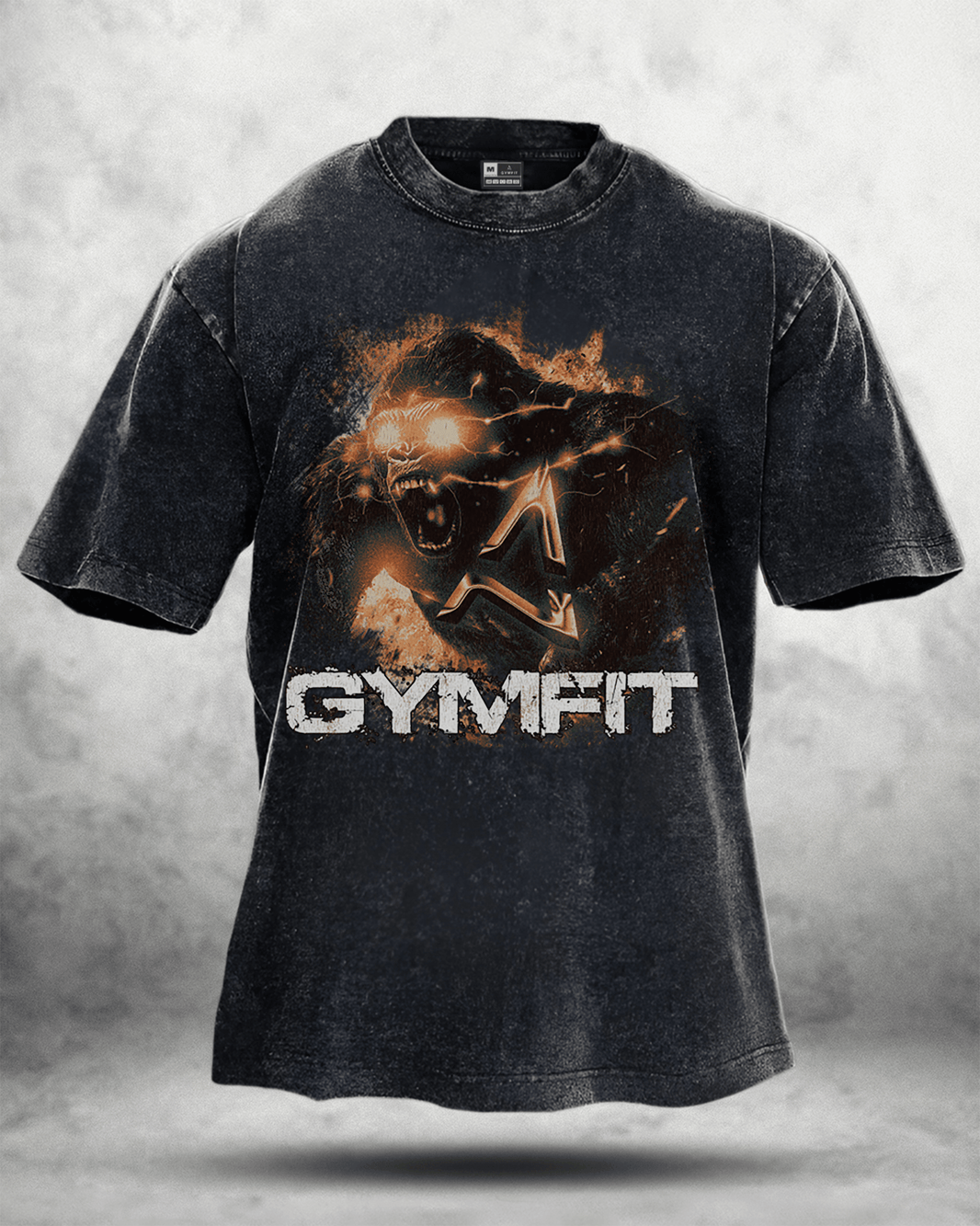 GYMFIT GORILLA WASHED T - SHIRT - Gymfit