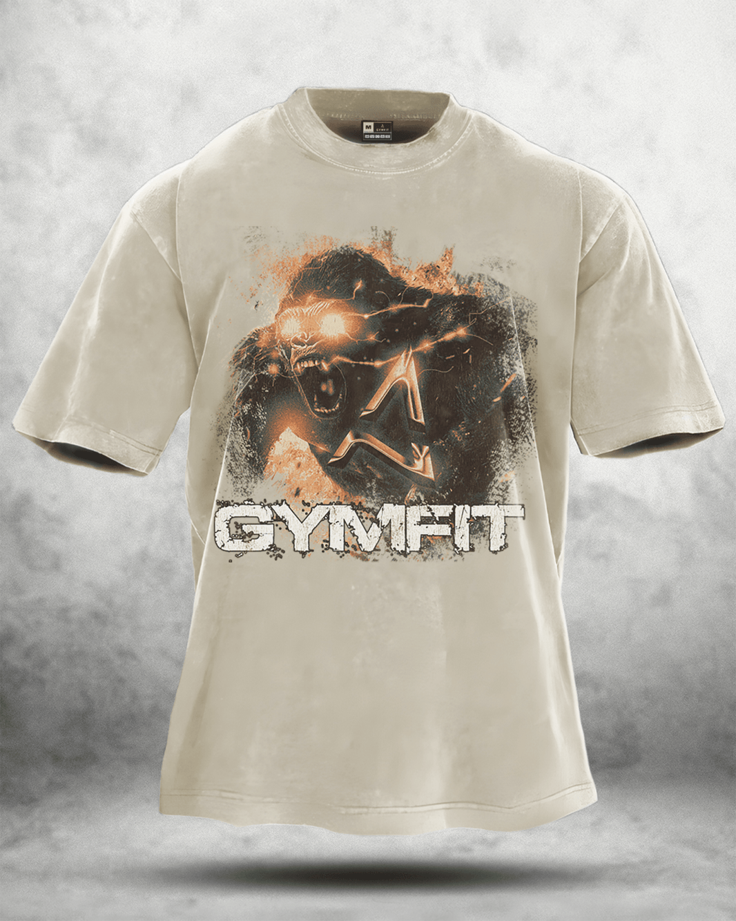 GYMFIT GORILLA WASHED T - SHIRT - Gymfit