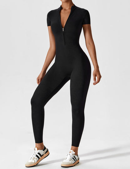 Gymfit Jumpsuit - kort med dragkedja - Gymfit