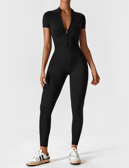 Gymfit Jumpsuit - kort med dragkedja - Gymfit