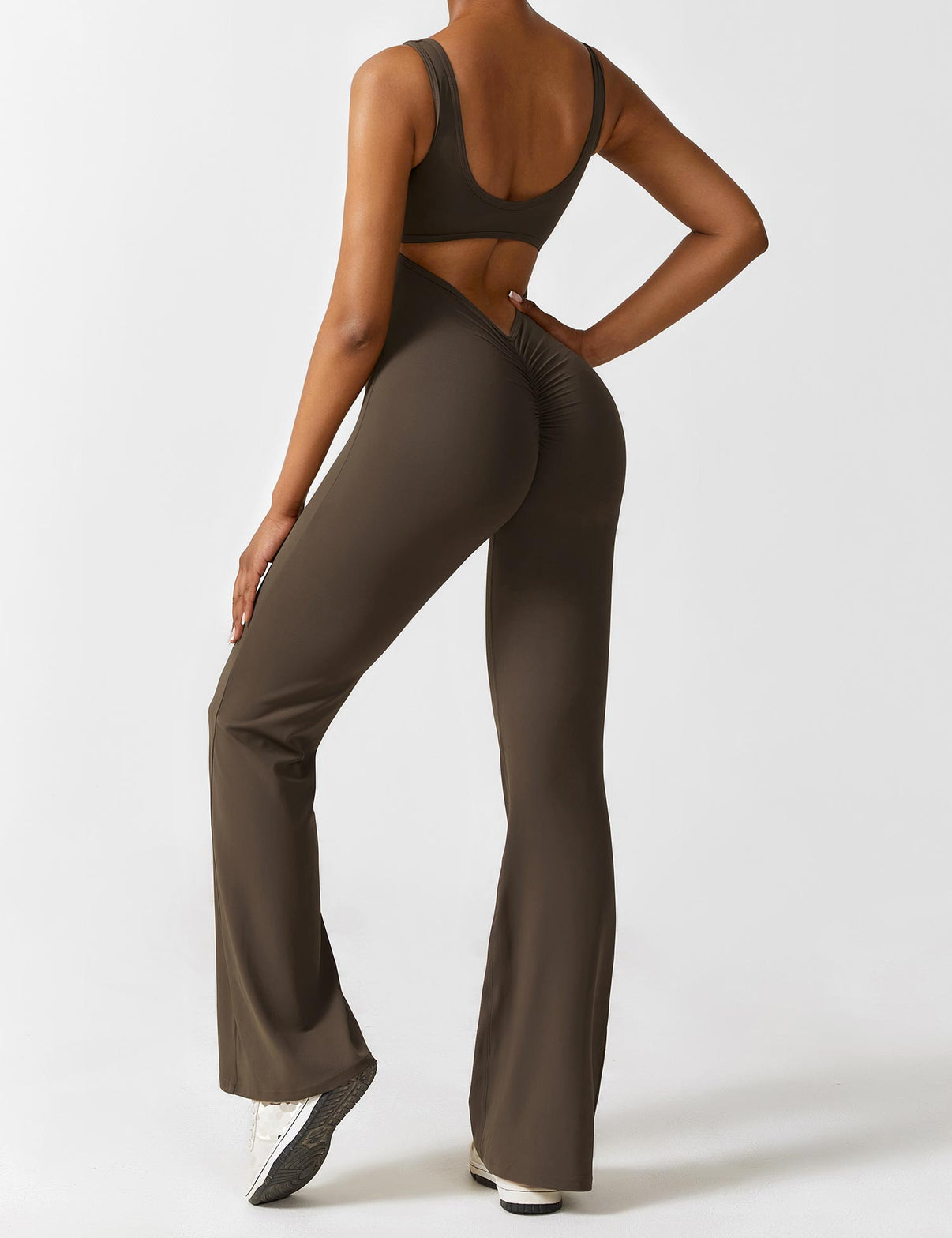 Gymfit Jumpsuit V - rygg Flare Leg - Gymfit