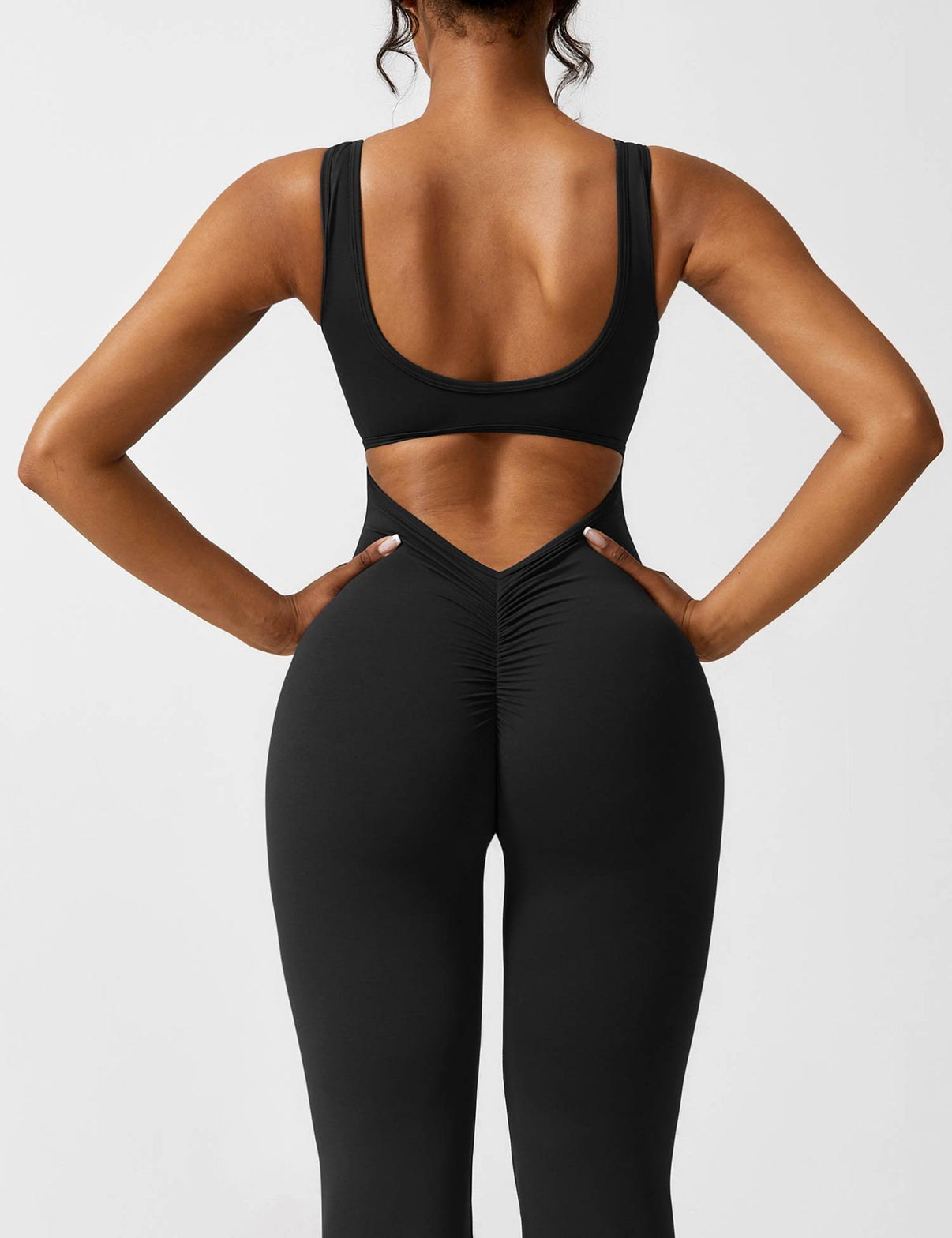 Gymfit Jumpsuit V - rygg Flare Leg - Gymfit