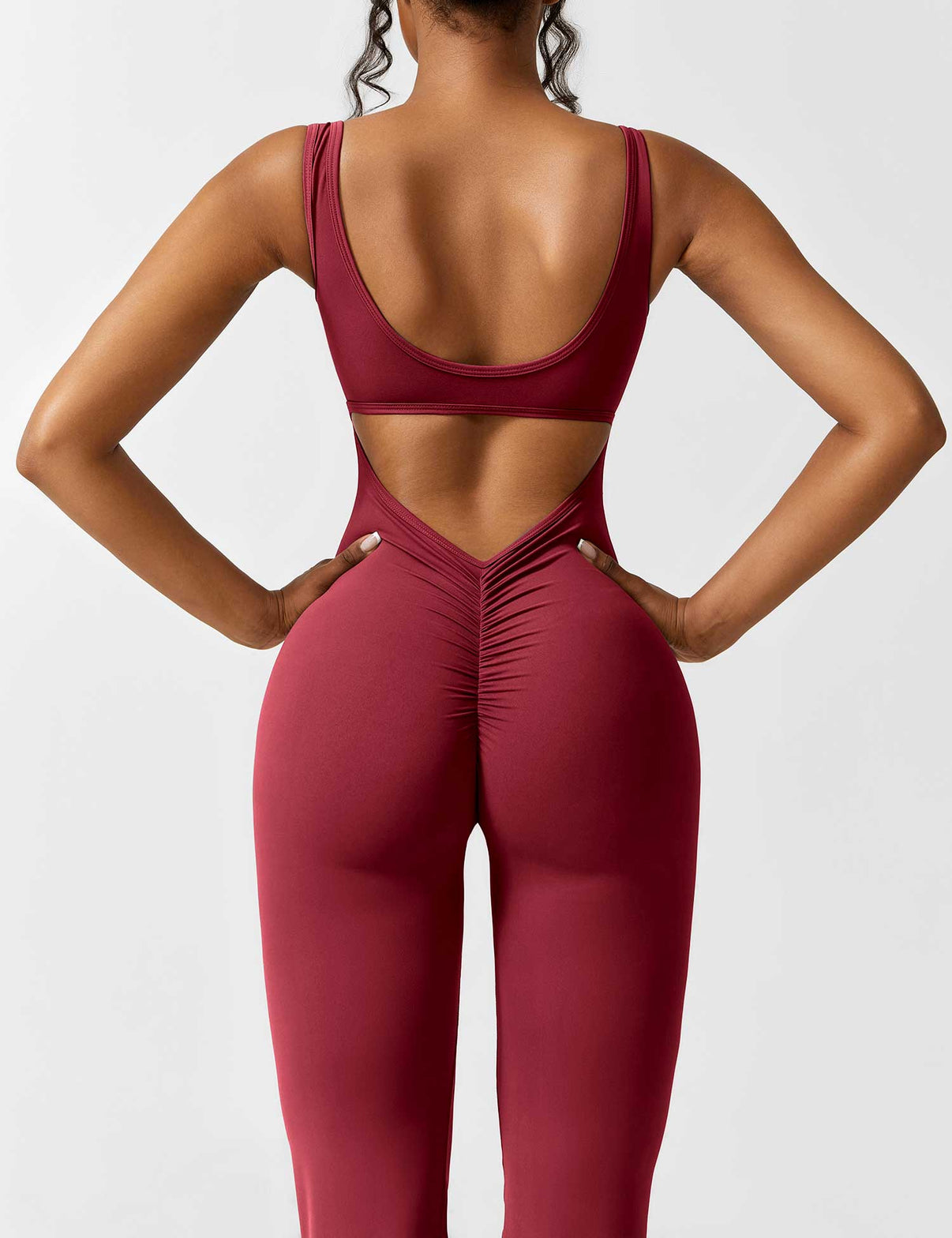 Gymfit Jumpsuit V - rygg Flare Leg - Gymfit