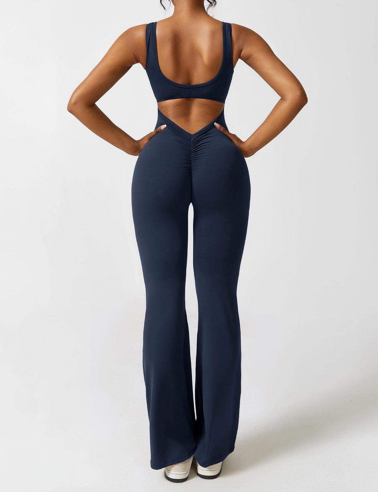 Gymfit Jumpsuit V - rygg Flare Leg - Gymfit