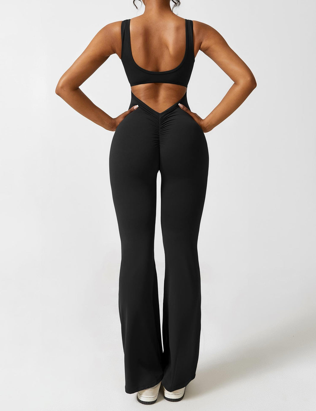 Gymfit Jumpsuit V - rygg Flare Leg - Gymfit