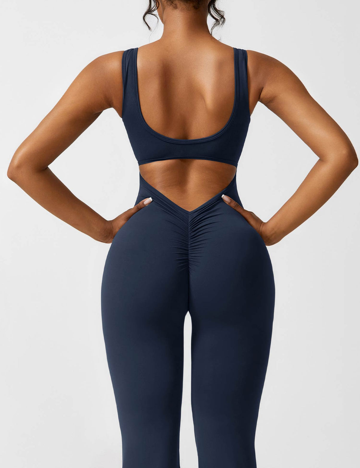 Gymfit Jumpsuit V - rygg Flare Leg - Gymfit