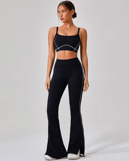 Gymfit Lined Flare Leggings - Gymfit