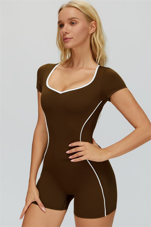 Gymfit Lined Short Jumpsuit - Gymfit
