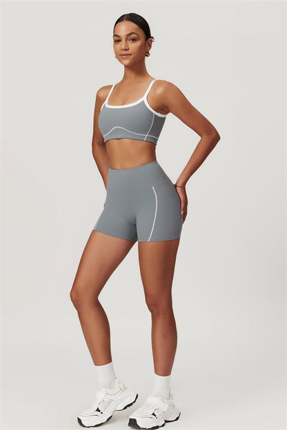 Gymfit Lined Sport Top & Shorts Set - Gymfit