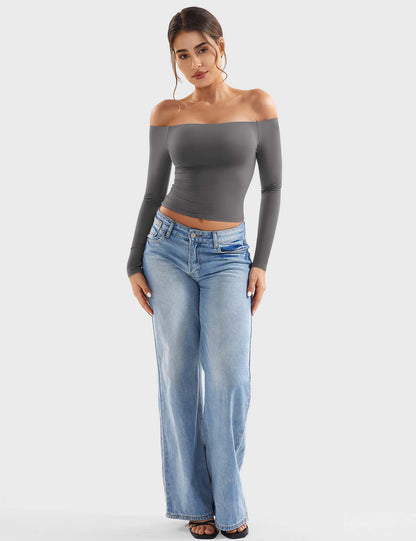 Gymfit Luzlie Off Shoulder Top - Gymfit