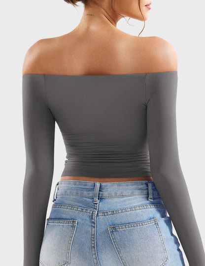 Gymfit Luzlie Off Shoulder Top - Gymfit