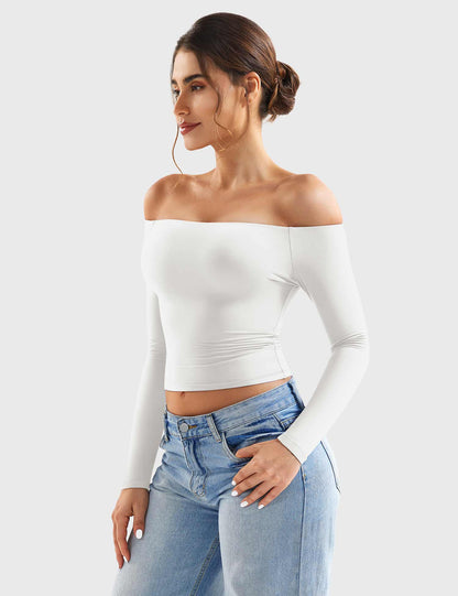 Gymfit Luzlie Off Shoulder Top - Gymfit