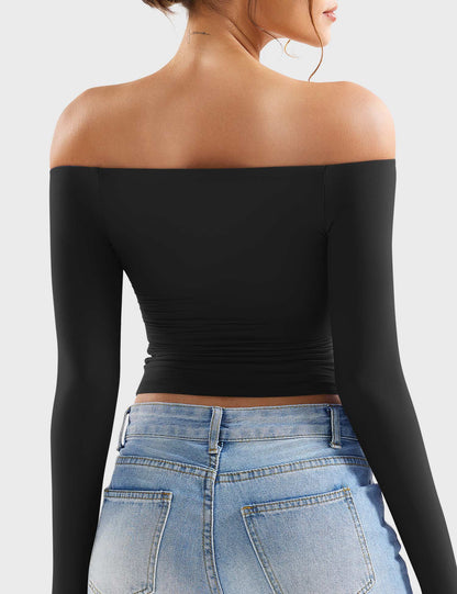 Gymfit Luzlie Off Shoulder Top - Gymfit