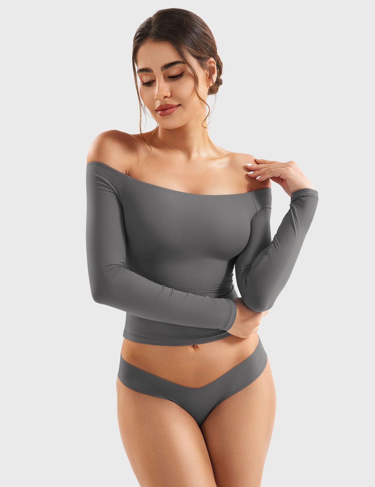 Gymfit Luzlie Off Shoulder Top - Gymfit