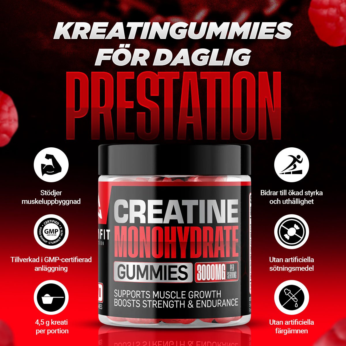 Gymfit Nutrition Creatine Gummies - Gymfit