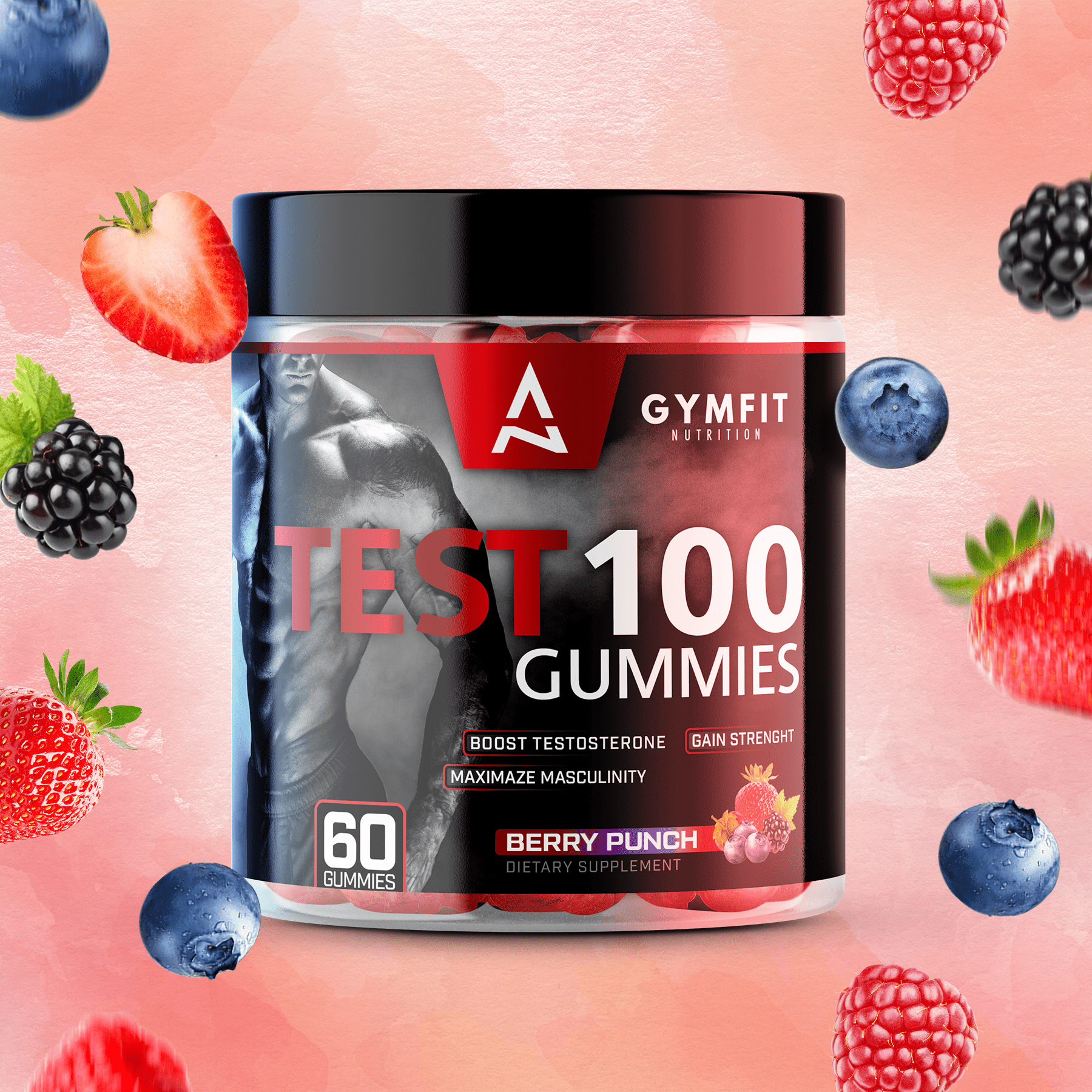 Gymfit Nutrition TEST 100 Gummies - Gymfit