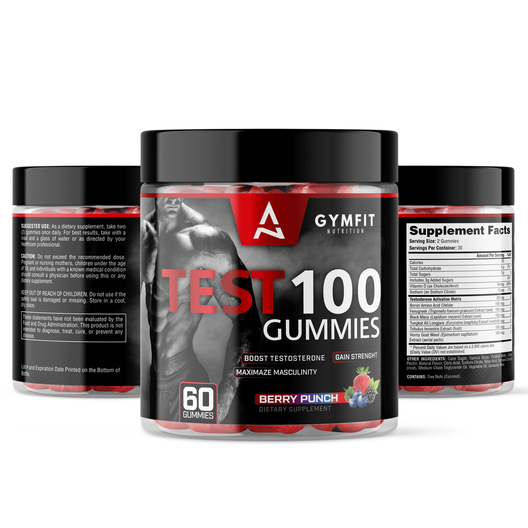 Gymfit Nutrition TEST 100 Gummies - Gymfit