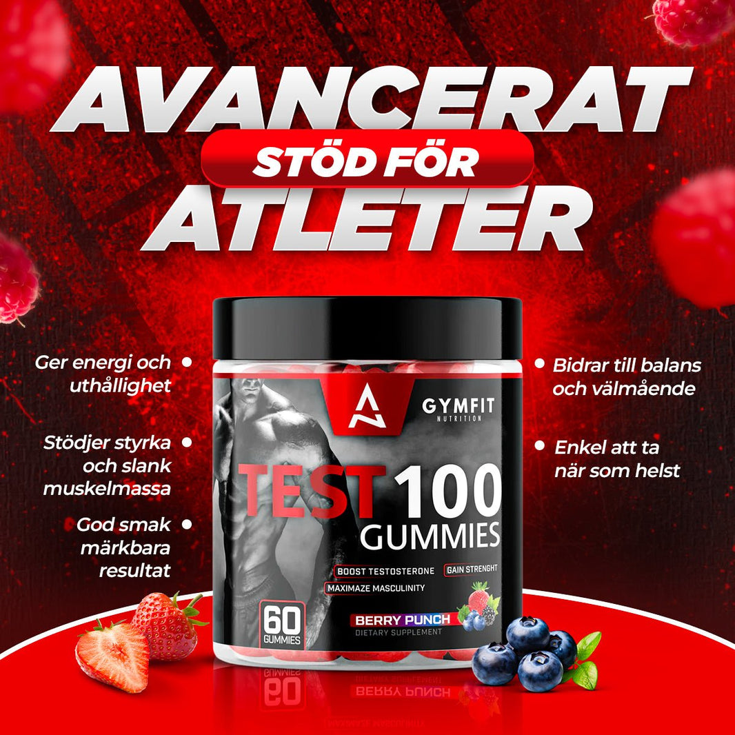 Gymfit Nutrition TEST 100 Gummies - Gymfit