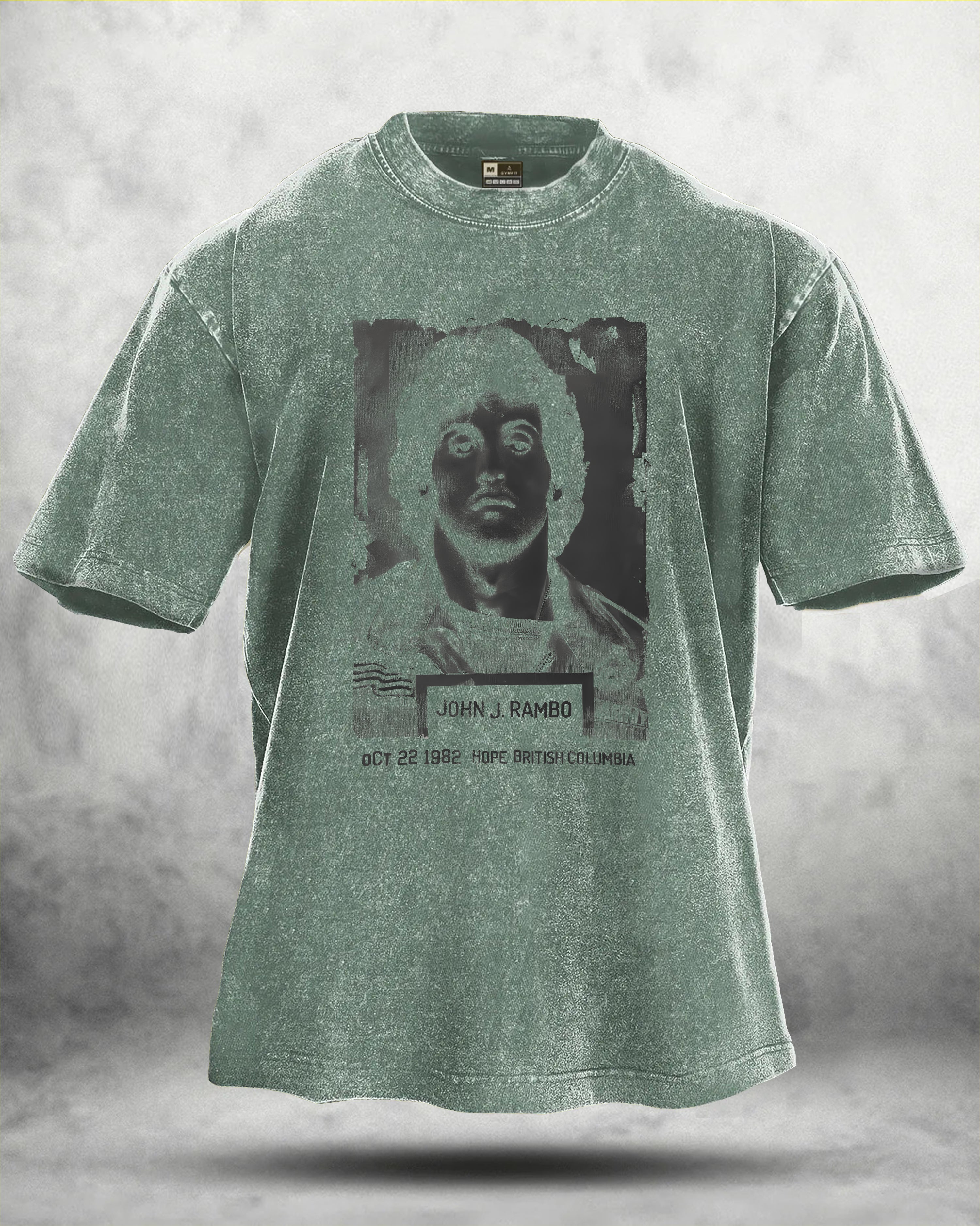 GYMFIT RAMBO WASHED T - SHIRT - Gymfit