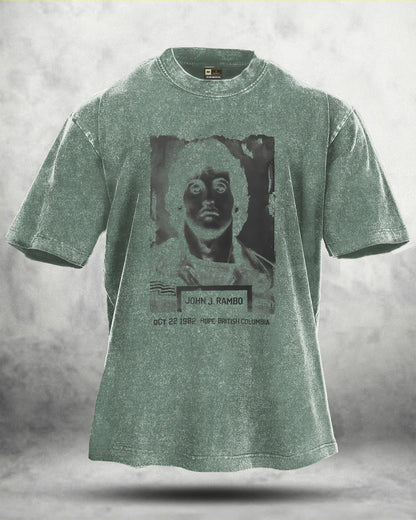 GYMFIT RAMBO WASHED T - SHIRT - Gymfit