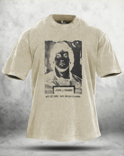 GYMFIT RAMBO WASHED T - SHIRT - Gymfit