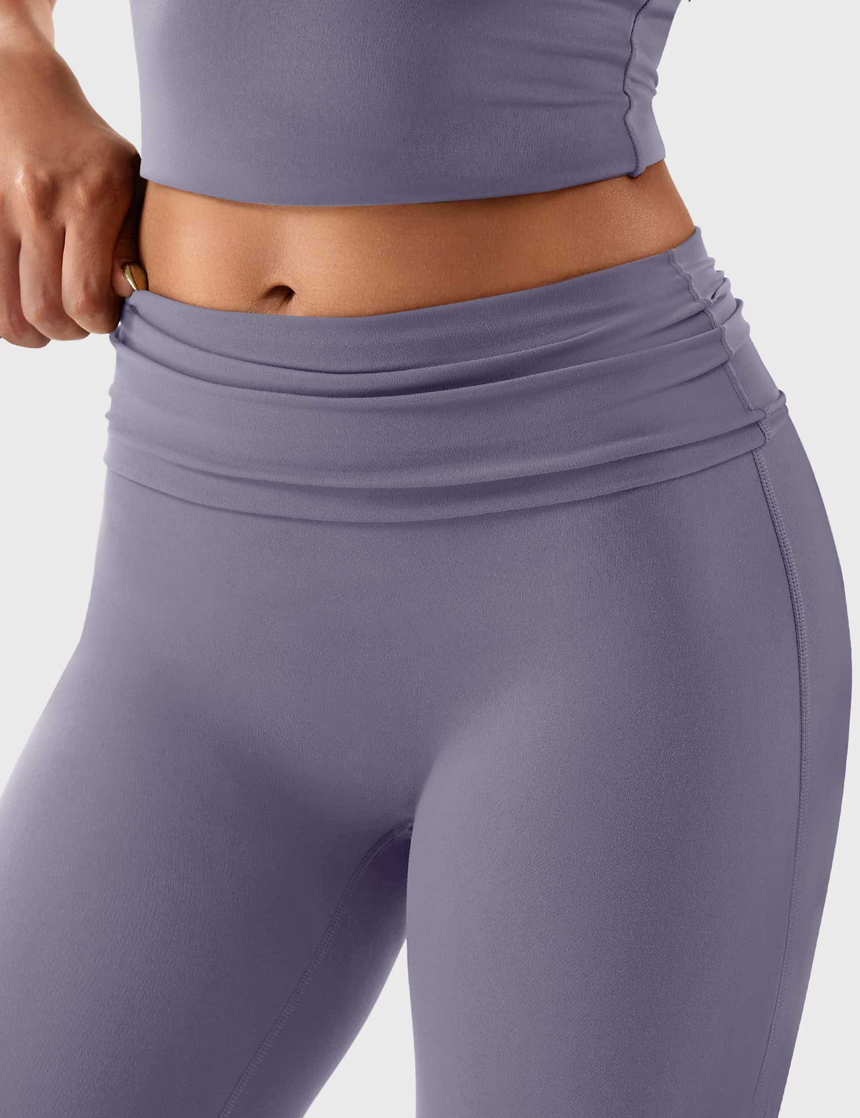 Gymfit Romola Fold Over Flare Leggings - Gymfit