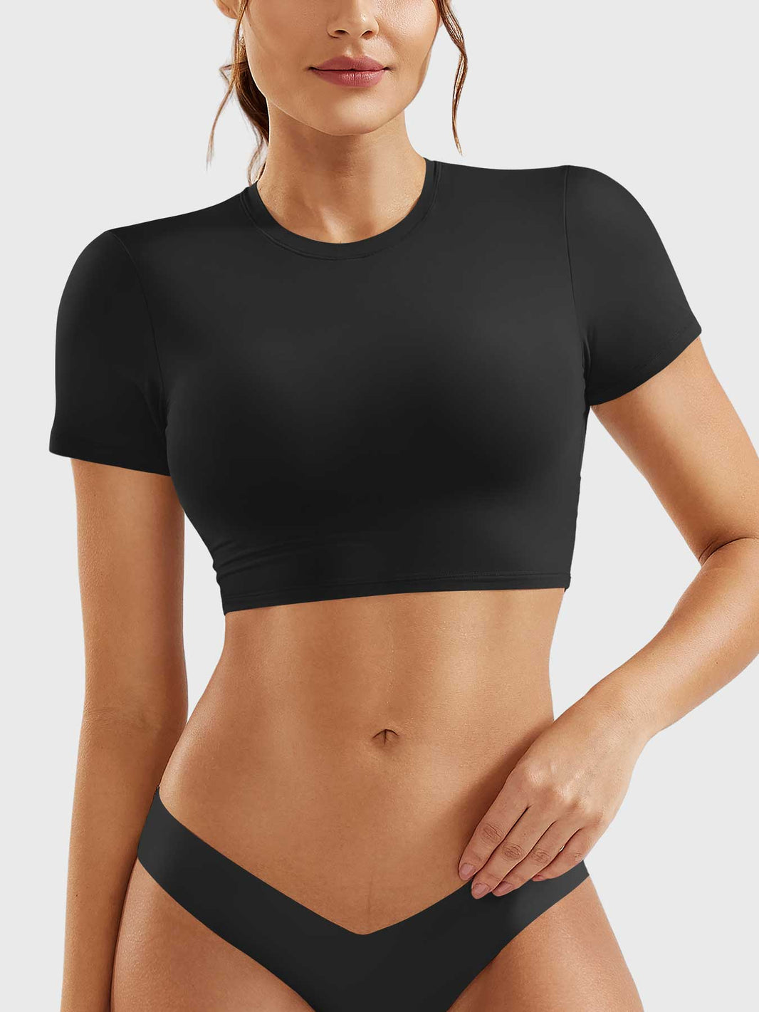 Gymfit Short Sleeve Crop Top - Gymfit