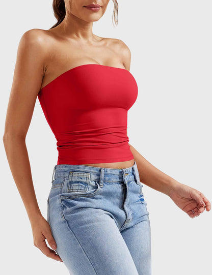 Gymfit Sophie Double Lined Tube Top - Gymfit