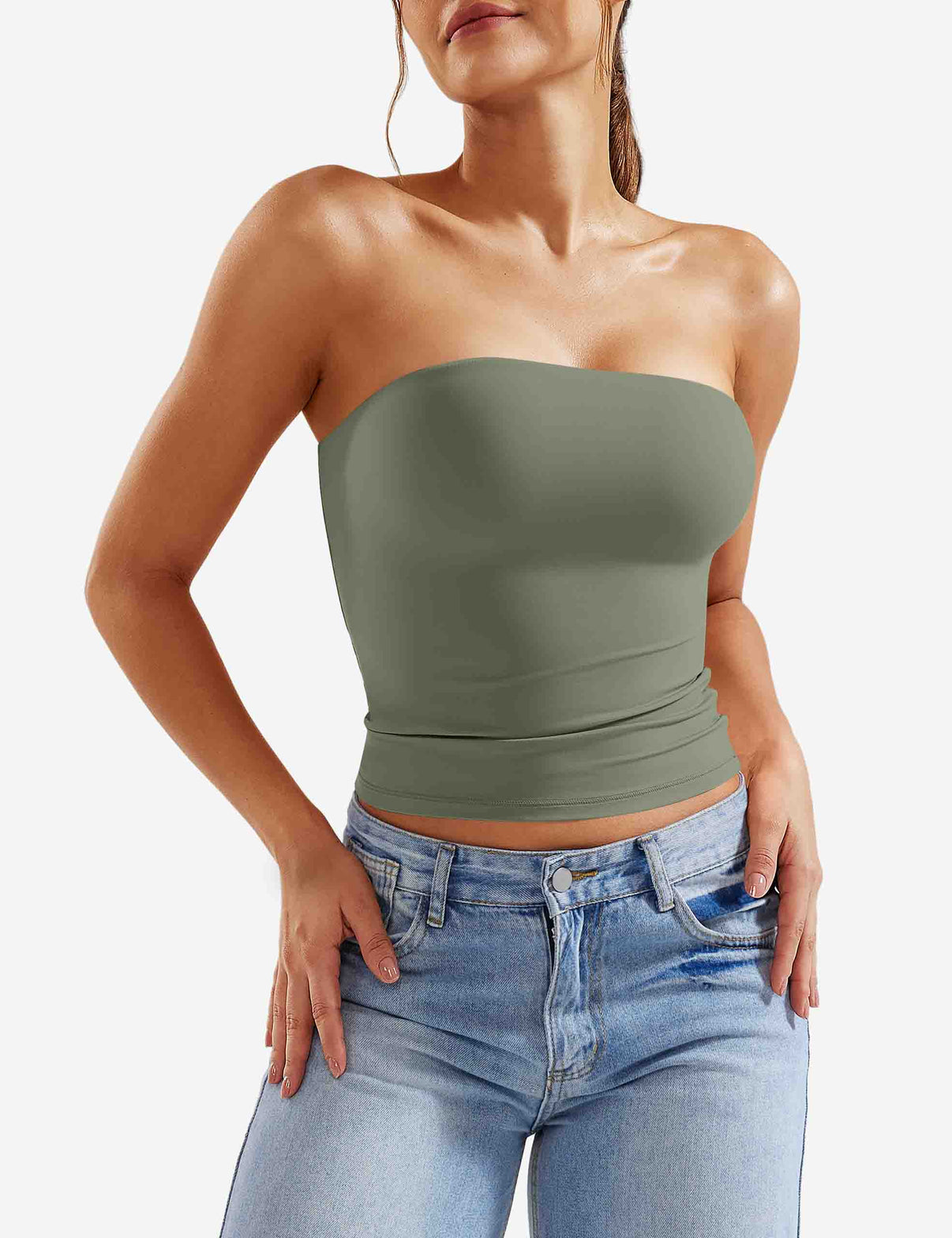 Gymfit Sophie Double Lined Tube Top - Gymfit