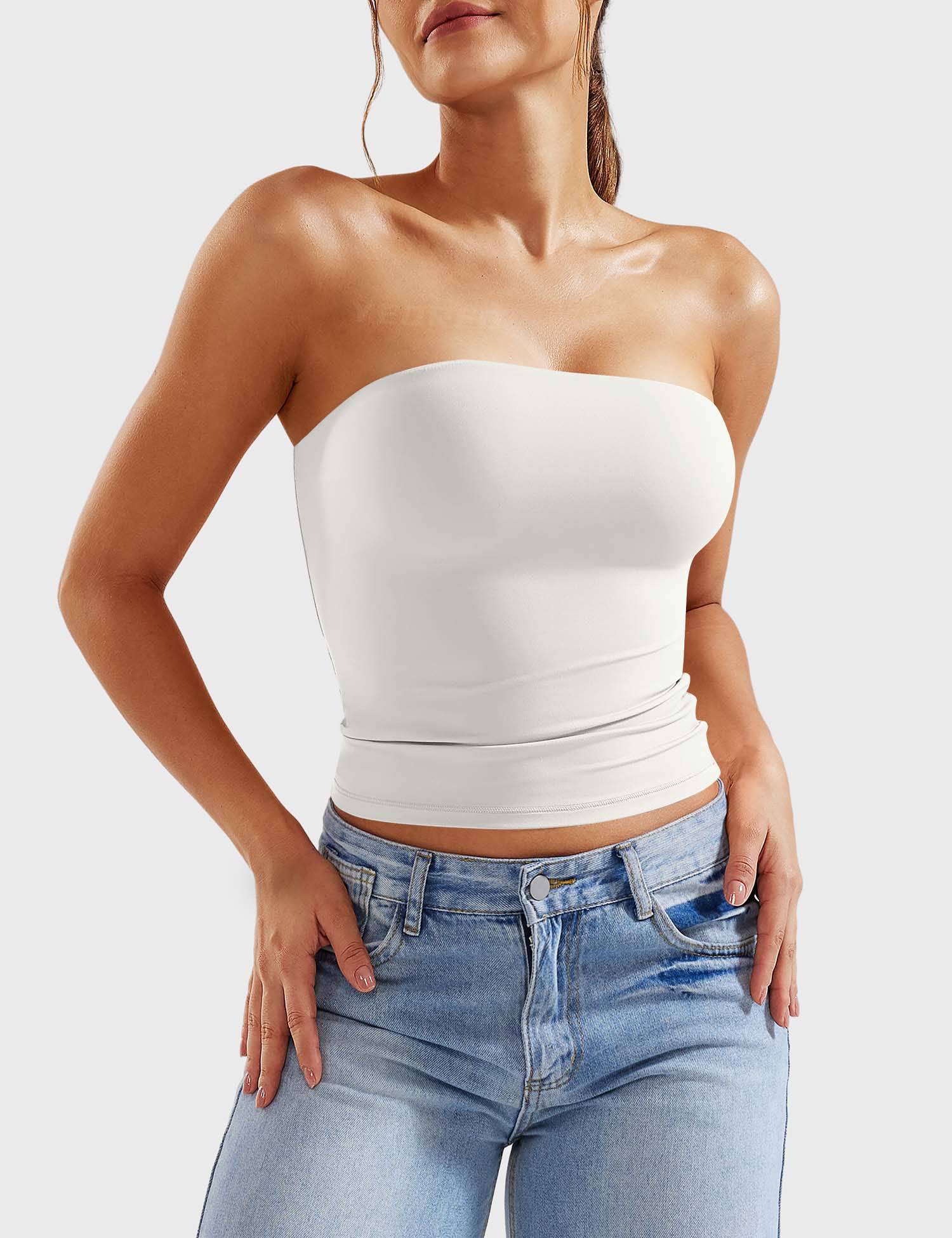 Gymfit Sophie Double Lined Tube Top - Gymfit