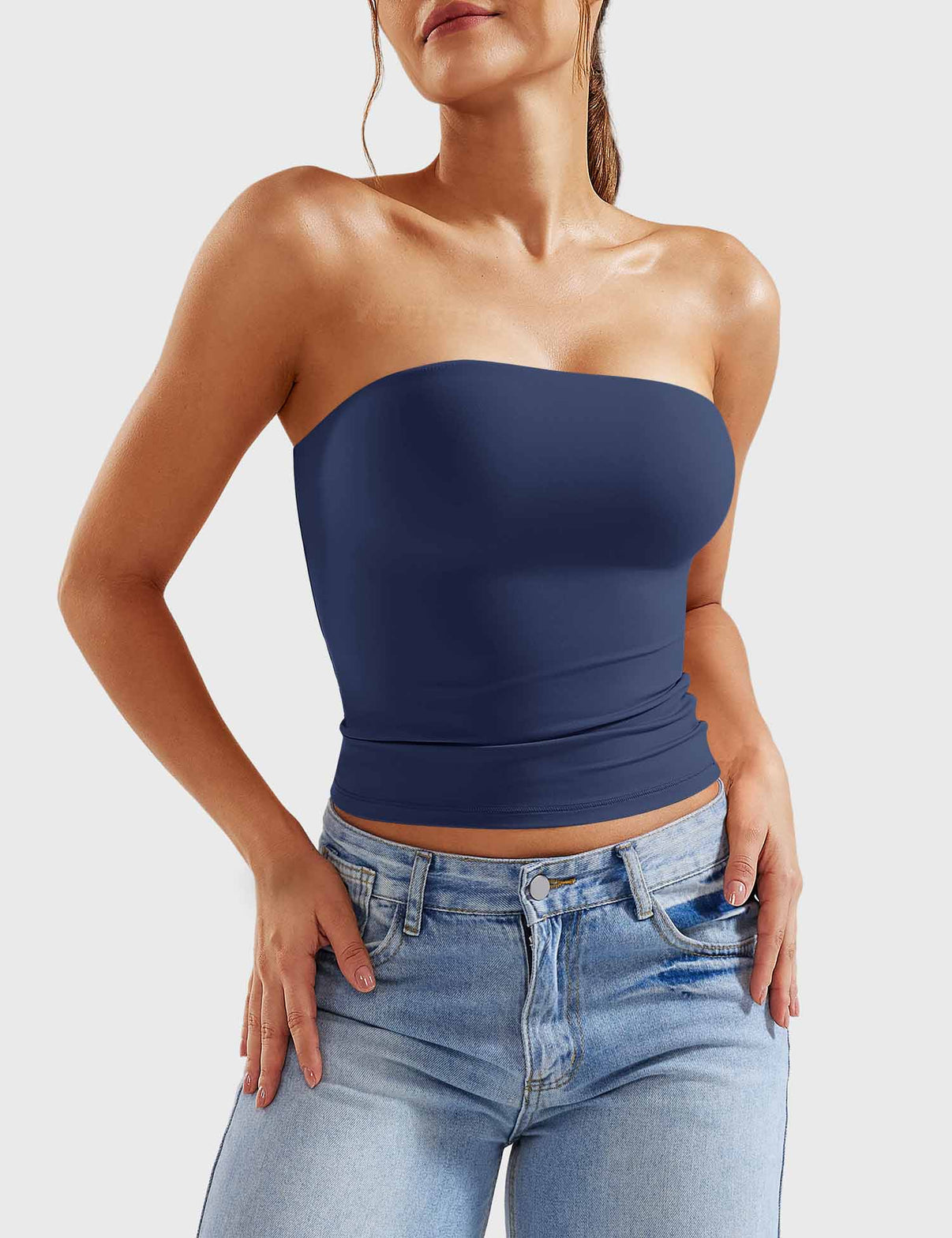 Gymfit Sophie Double Lined Tube Top - Gymfit