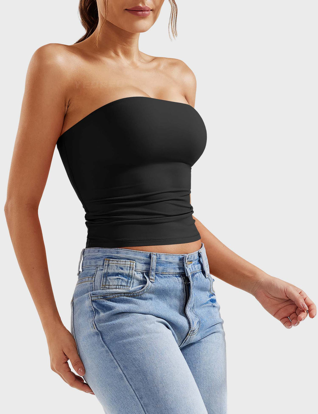 Gymfit Sophie Double Lined Tube Top - Gymfit