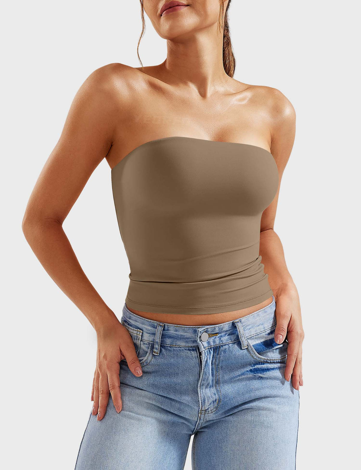 Gymfit Sophie Double Lined Tube Top - Gymfit