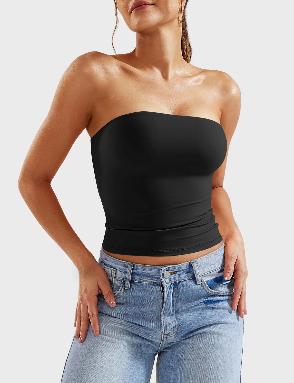 Gymfit Sophie Double Lined Tube Top - Gymfit