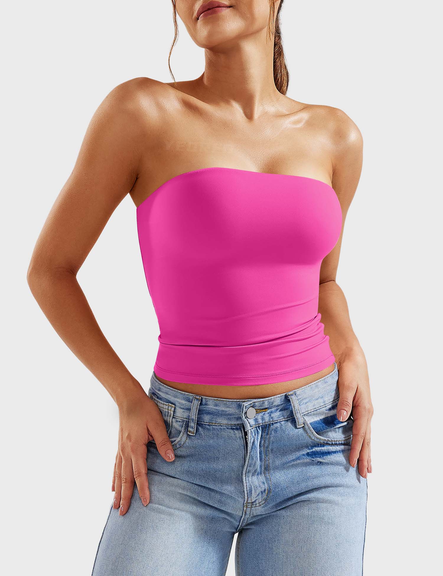 Gymfit Sophie Double Lined Tube Top - Gymfit