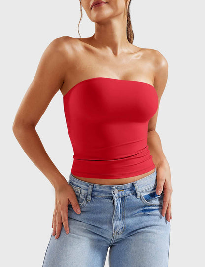 Gymfit Sophie Double Lined Tube Top - Gymfit